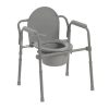 Drive, Folding Steel Commode with Deep Seat, 11148-1