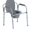 Drive, Folding Steel Commode, RTL11158KDR