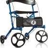 Drive, Hugo Sidekick Side-Folding Rolling Walker with a Seat, 700-979