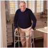 Carex, Dual-Button Adult Folding Walker, FGA84700 - Image 2