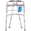 Carex, Dual-Button Adult Folding Walker, FGA84700 - Image 3