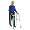 Carex, Single-Button Walker with 5" Wheels, FGA85790 - Image 3