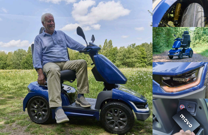 MOVO, MACH Luxury 4 Wheel Mobility Scooter, S38 - Image 2