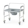 Medline, Bariatric Aluminum Commode with Wheels, G1-507BWX1