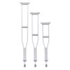 Medline, Standard Aluminum Push-Button Crutches (Pair), MDSV80535