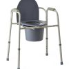 Medline, 3-in-1 Folding Steel Commode, G1-200X1