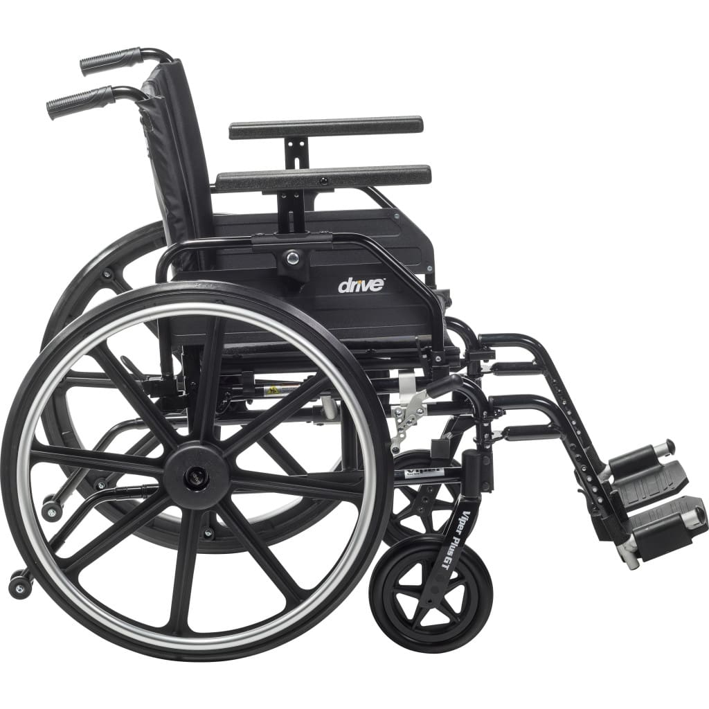 Drive, Viper Plus GT Wheelchair with Universal Armrests, PLA4 - Image 2