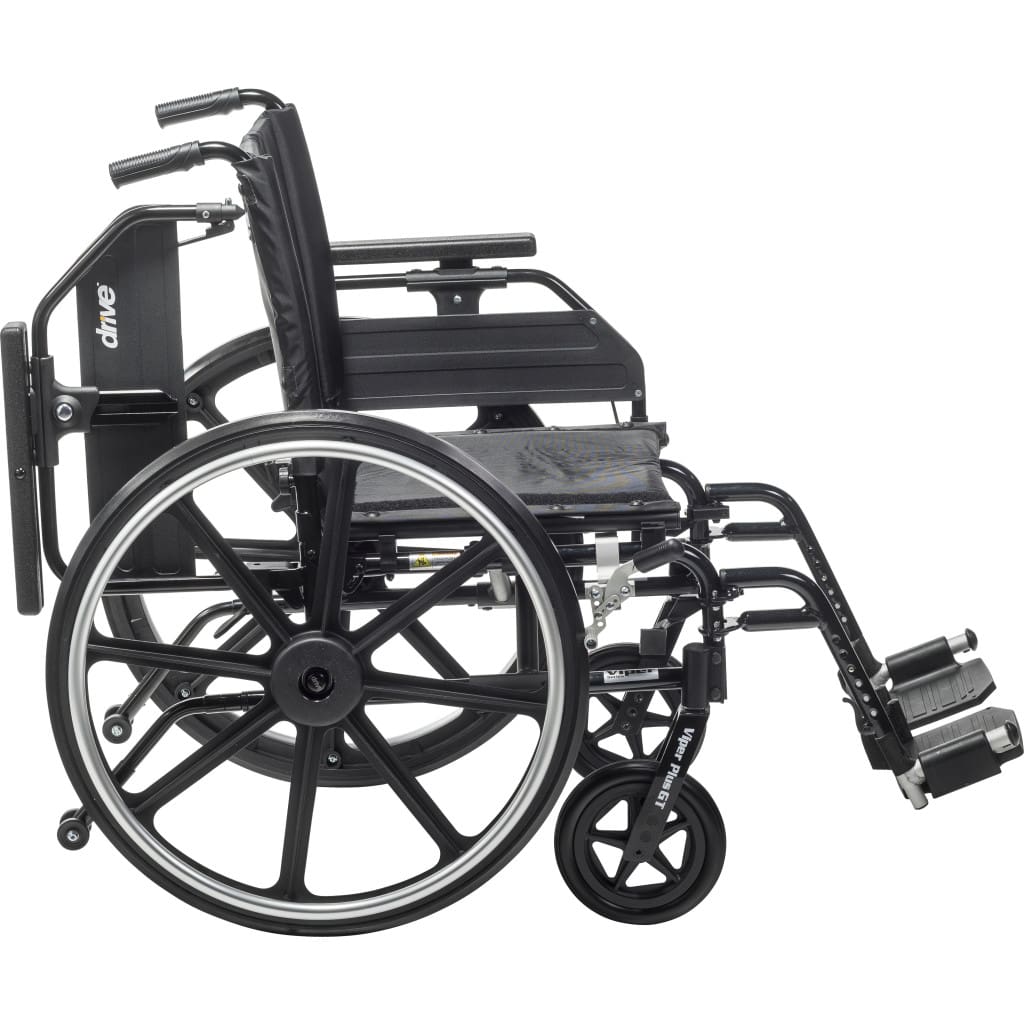 Drive, Viper Plus GT Wheelchair with Universal Armrests, PLA4 - Image 4