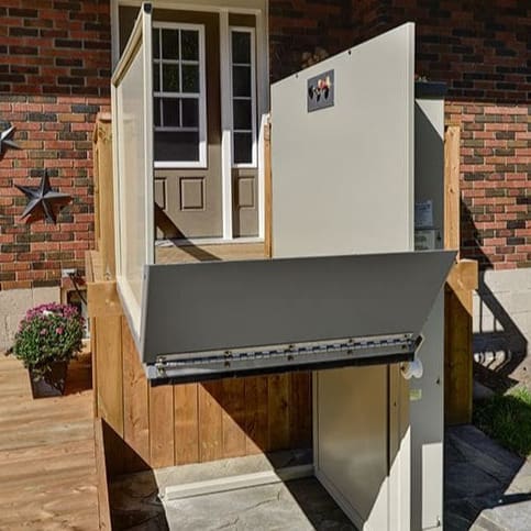Savaria Multilift Unenclosed Vertical Platform Lift Wheelchair Lift