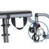 REHASENSE, ICON 35Bx, Transport Wheelchair with Fixed Armrests, RWB35D2IB0 - Image 4
