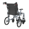 REHASENSE, ICON 35Bx, Transport Wheelchair with Fixed Armrests, RWB35D2IB0 - Image 7