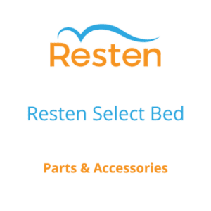 Resten Select bed parts and accessories logo for home care medical equipment.