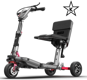 ATTO, SHABBATTO STAR-K Mobility Scooter, AT0K-100-B2-0-USCK