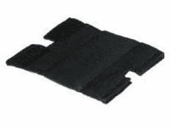 AMS Gel Drive Handle Cover, foldable, black; mobility support for wheelchairs and home care.