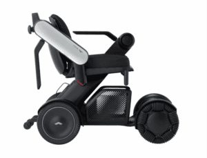 WHILL Model C2 High Back Electric Wheelchair, large wheels, for mobility support.
