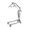 Drive, Hydraulic, Deluxe Silver Vein Patient Lift, 13023SV - Image 2