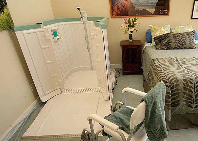 Shower Bay, Portable Roll in Shower, SHB - Image 12