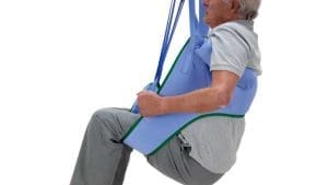 Arjo Loop Toilet Sling with padded legs (MLA4531) for elderly, mobility support, home care.