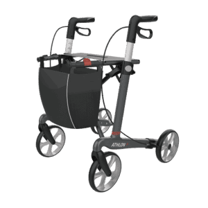 REHASENSE ATHLON SL rollator: lightweight, folding mobility aid for home care and mobility support.