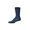 SIMCAN, Comfeez - Mid Calf Cotton Socks-Navy Blue-Medium