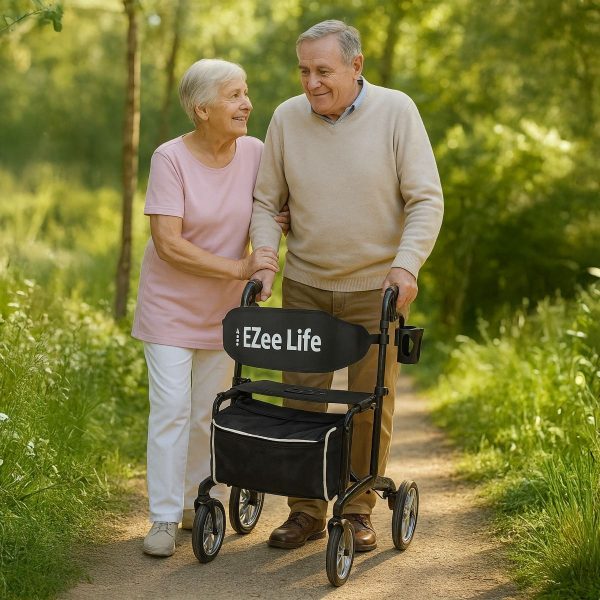 EZee Life, Ultra-Lightweight Carbon Fiber Rollator - CH3018 - Image 9