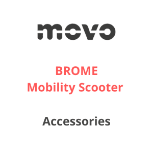 MOVO Brome Mobility Scooter accessories, mobility support, for enhanced independence and daily use.