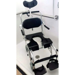 GoMobility, Go-Anywhere Commode ‘N Shower Chair, Adjustable CS-A