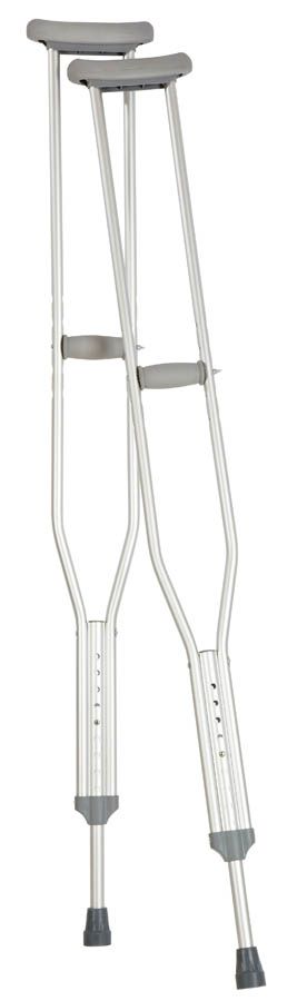 Carex, Push Button Aluminum Crutches, FGA97600 - Image 2
