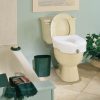 Carex, E-Z Lock Raised Toilet Seat w/ Adjustable Armrests, FGB303CA - Image 2