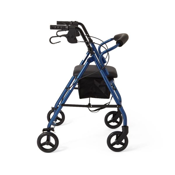 Medline, Basic Aluminum Rollator with 6" Wheels, MDS86850E - Image 2
