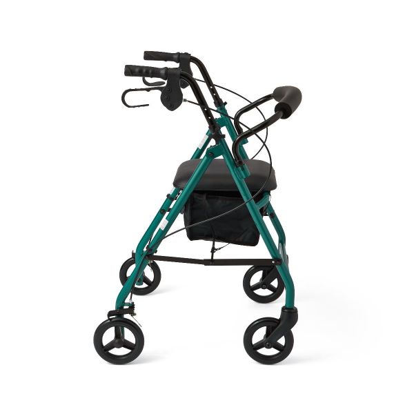 Medline, Basic Aluminum Rollator with 6" Wheels, MDS86850E - Image 7