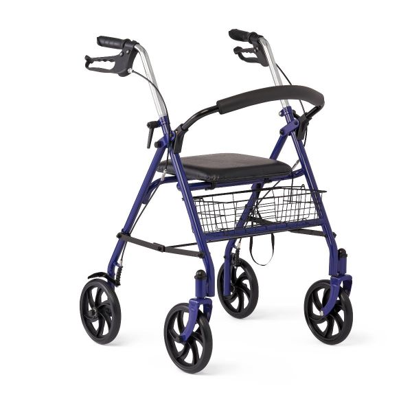 Medline, Basic Steel Rollators with 8" Wheels, MDS86860E