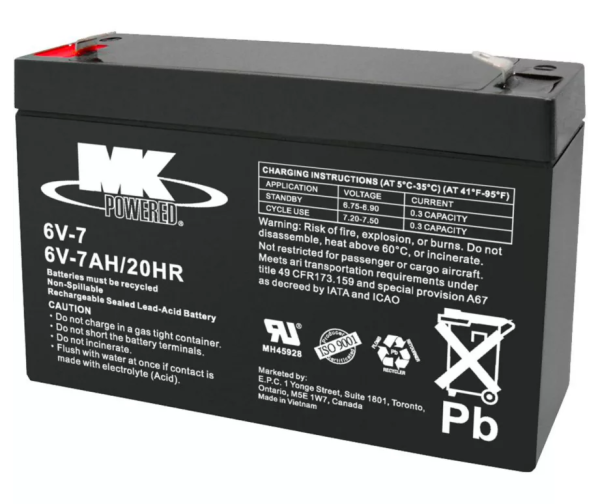 East Penn, 6V Sealed Lead Acid Batteries, 6V-4 - Image 2
