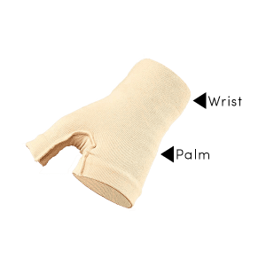 Truform Gauntlet 3312 wrist support sleeve with thumb opening for medical mobility aid.