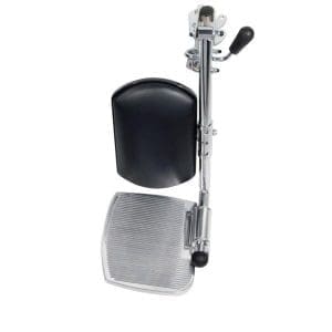 Drive Swing-away Elevating Leg Rests, PHELR—mobility aid with calf pad for wheelchair comfort.