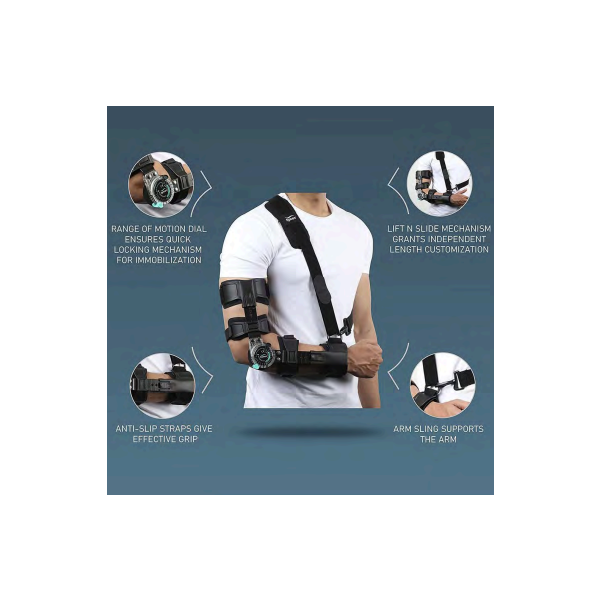 Tynor, ROM (Range of Motion) Elbow Brace, E-46L, E-46R - Image 3
