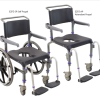 RAZ, EZPZ Attendant Propel / Self Propel Non-Tilting Shower Commode Chairs (19"W seat)