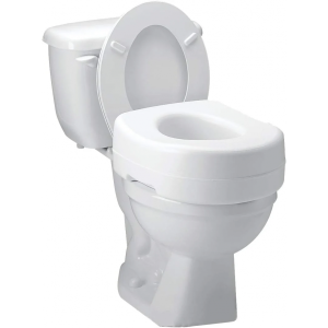 Carex, Raised Toilet Seat with Rubber Pads, FGB31000