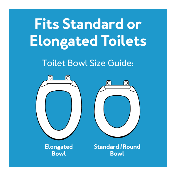 Carex, Raised Toilet Seat with Rubber Pads, FGB31000 - Image 2