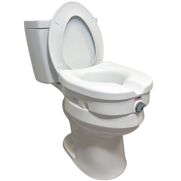 Carex, E-Z Lock™ Locking Raised Toilet Seat, FGB312C0