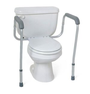 Medline, Foldable Guardian Toilet Safety Rails, MDS86100RF