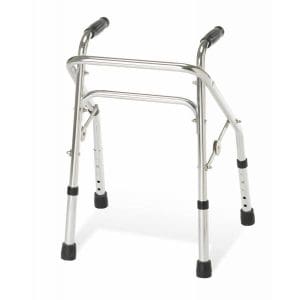 Medline Guardian Pediatric Aluminum Walker, lightweight folding mobility aid for pediatric home care.