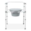 Medline, 3-in-1 Elongated Folding Commode, G1-200LX1 - Image 2