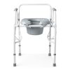 Medline, Padded Drop Arm Bedside Commode 350lb, G1-301DPX1