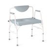 Medline, Steel Bariatric Drop Arm Commode, 1,000lb Weight Capacity, G1-400BDX1