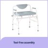 Medline, Steel Bariatric Drop Arm Commode, 1,000lb Weight Capacity, G1-400BDX1 - Image 5