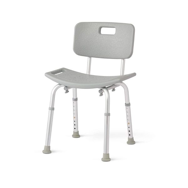 Medline, Aluminum Bath Bench with Back, G2-101KRX1 - Image 3