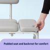 Medline, Padded Transfer Bench with Back 400lbs Capacity, G3-100KBPX1 - Image 6