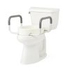 Medline, 3.5 Inch Standard Toilet Seat Riser with Arms, G4-301RX1