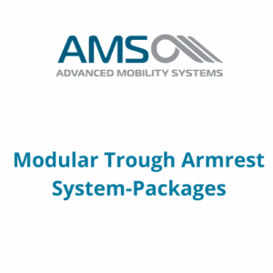 AMS Arm Support Modular Trough Armrest System for mobility, home care comfort.